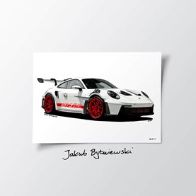 Rysunek auta Porsche 911 GT3RS